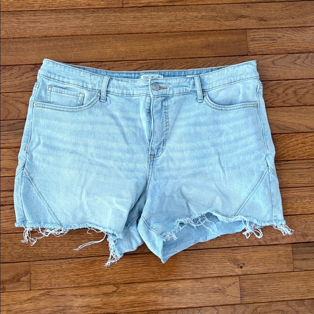 Sofia by Sofia Vergara Light Blue Denim Shorts